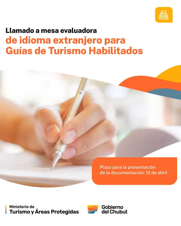 Convocan a guías de turismo de Chubut a validar conocimientos en idioma extranjero