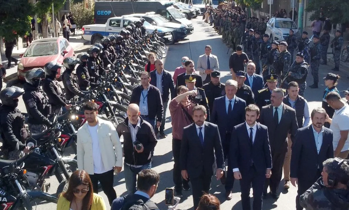 Fuerzas de seguridad nacional se suman a la prevención del delito en Trelew