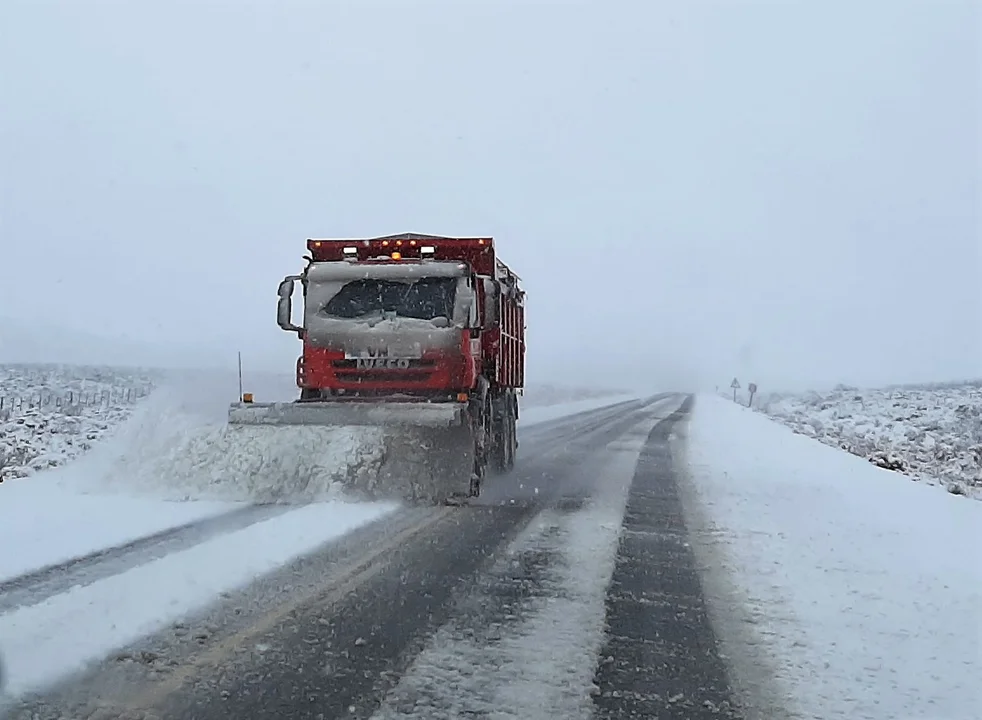 Se mantiene la Alerta Amarilla por nevadas en parte de la Cordillera de Chubut
