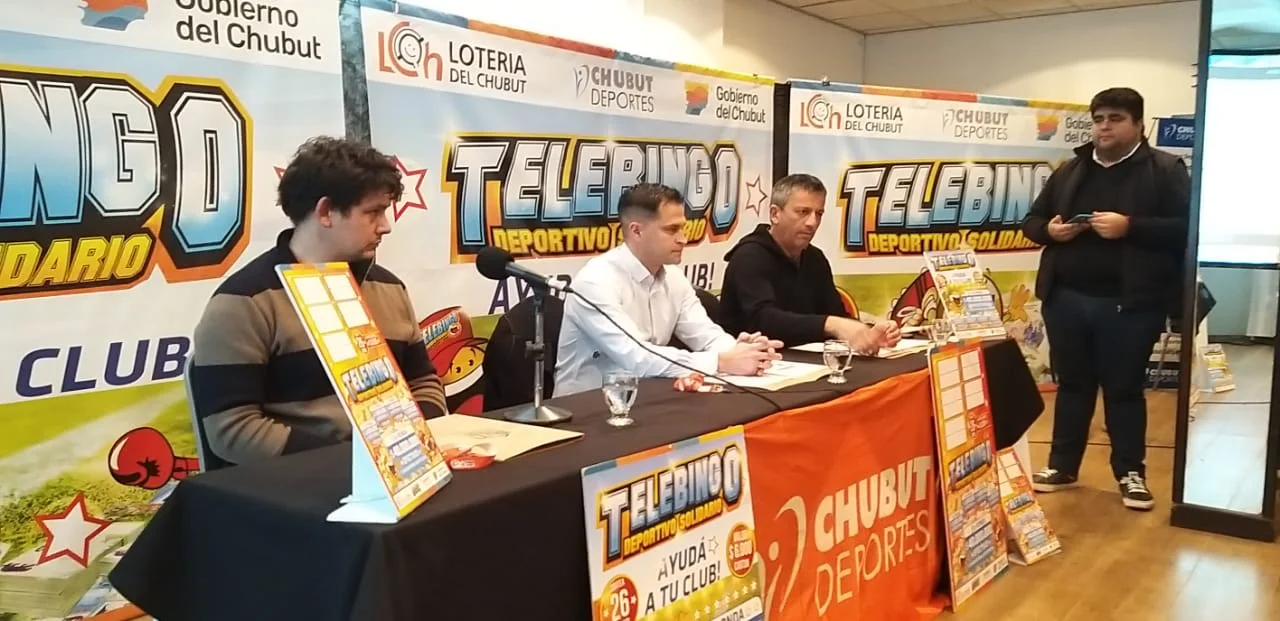 Presentaron en Esquel el Telebingo Deportivo Solidario que sorteará más de 50 millones de pesos