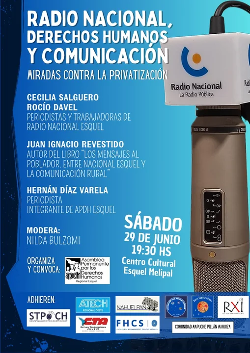 Realizarán un Conversatorio para reflexionar y debatir sobre la situación de Radio Nacional