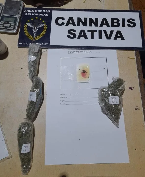 Allanaron una casa donde vendían droga a menores de edad en Esquel 