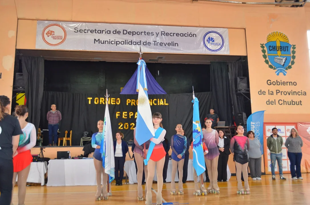 Trevelin realizó la cuarta fecha del Torneo Provincial de Patín Artístico