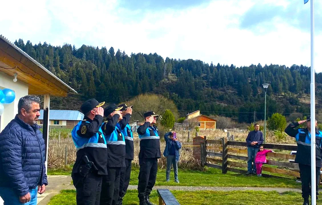 Cholila inauguró la nueva Subcomisaría Paraje Villa El Blanco