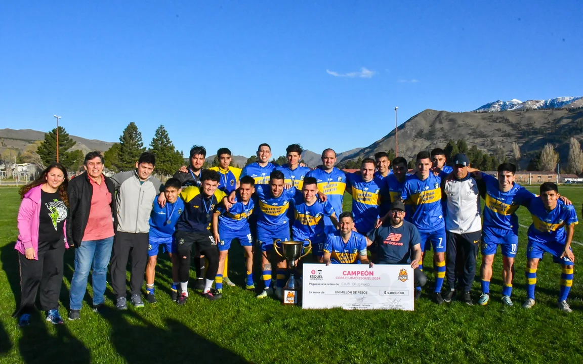 Belgrano es el campeón de la primera edición de la Copa Ciudad de Esquel