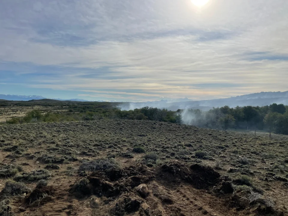 Lograron contener el incendio en Río Pico: Se estiman 32 hectáreas afectadas