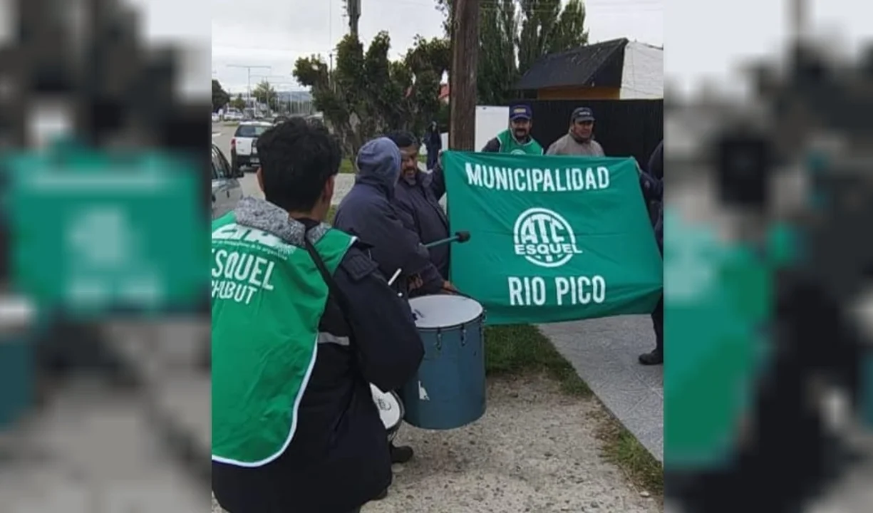 Empleados municipales de Río Pico anuncian medidas de fuerza