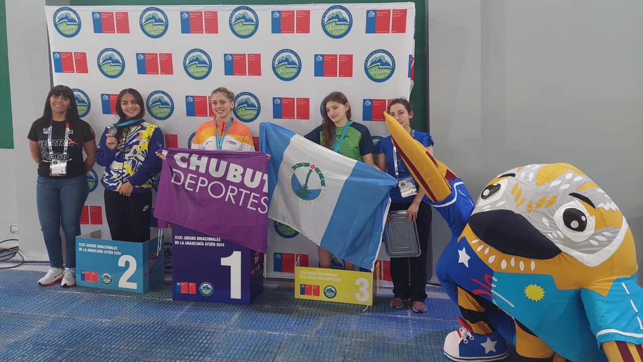 Chubut logra sus primeras medallas en el arranque de los Juegos de la Araucanía