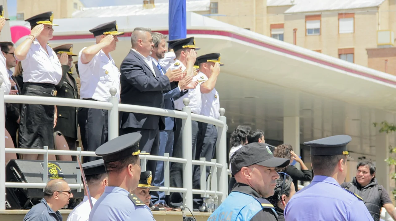 La Policía del Chubut conmemoró su 67º aniversario con un acto en Trelew: “El balance es positivo”