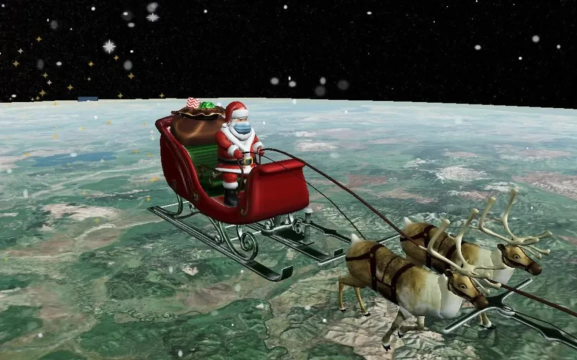 Por dónde va Papá Noel, en directo: ruta, recorrido y ubicación del viaje EN VIVO