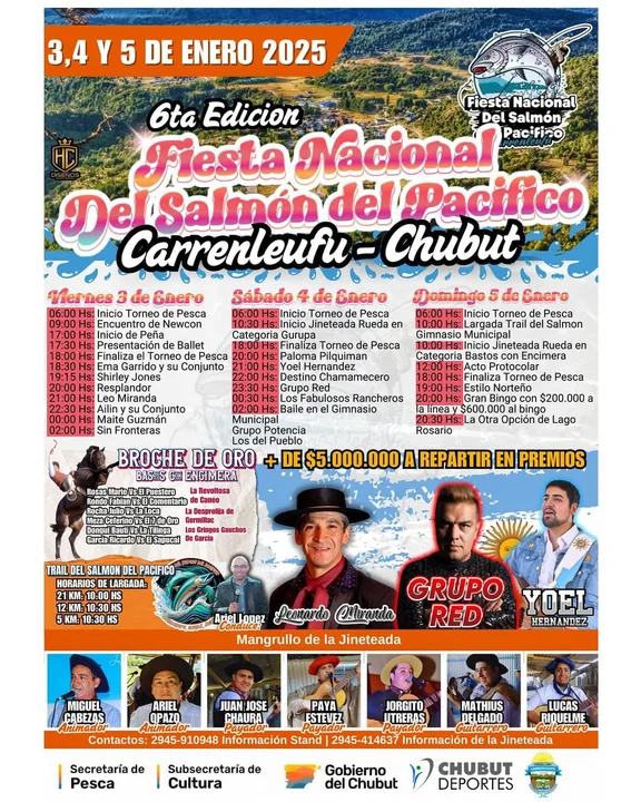 La Fiesta Nacional del Salmón del Pacífico abre el calendario de la cordillera