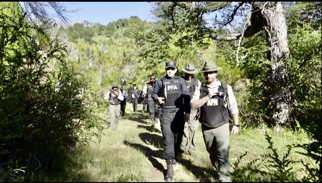 Larsen: "Acabamos de recuperar la seccional El Maitenal del Parque Nacional Los Alerces"