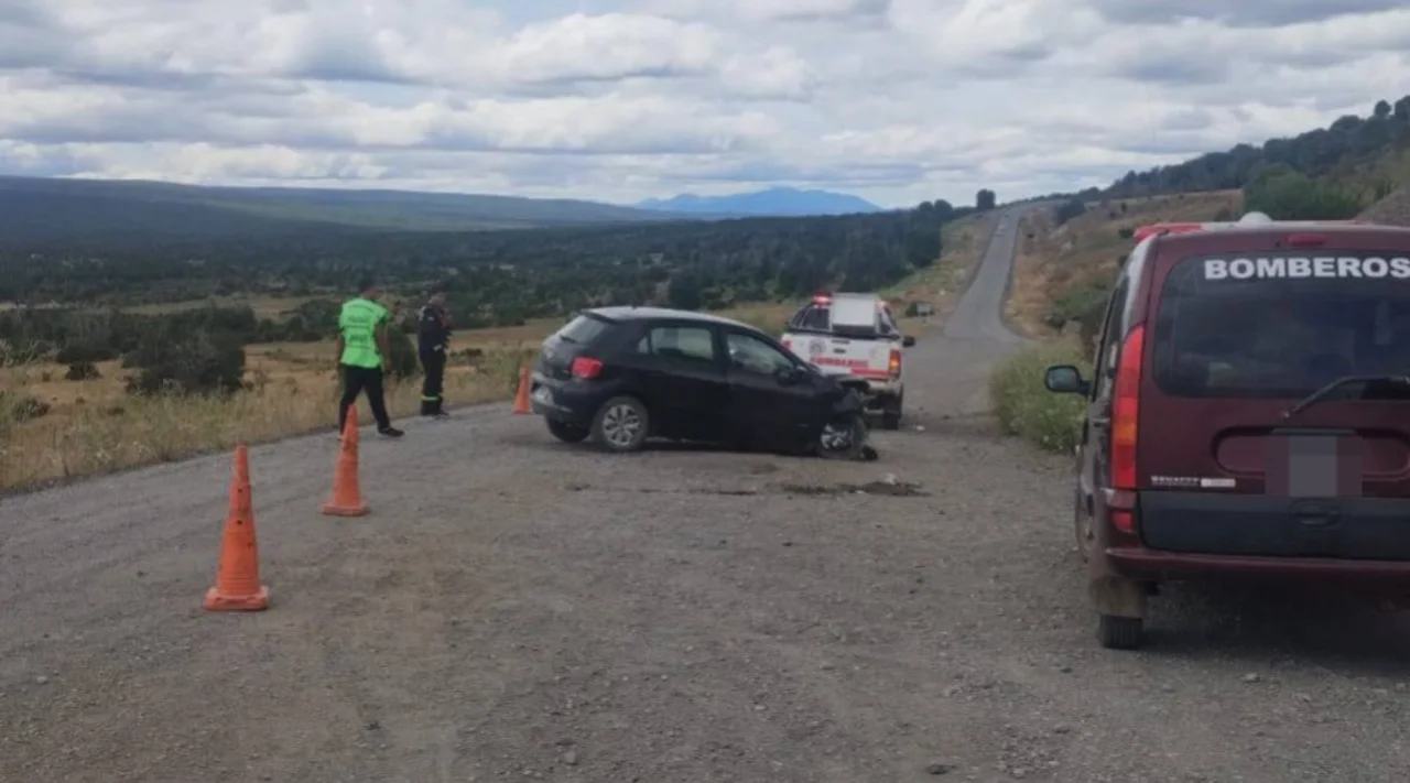 Choque y rescate en la Ruta 17: un hombre fue derivado al hospital de Esquel
