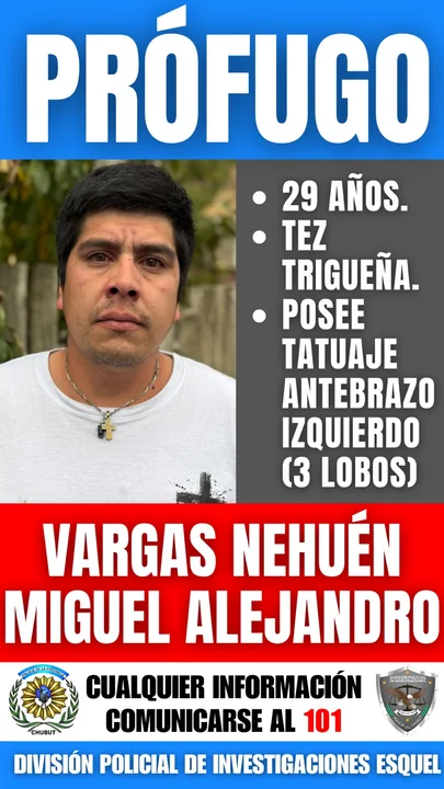 Amplio operativo policial para recapturar al femicida de Ana Calfín