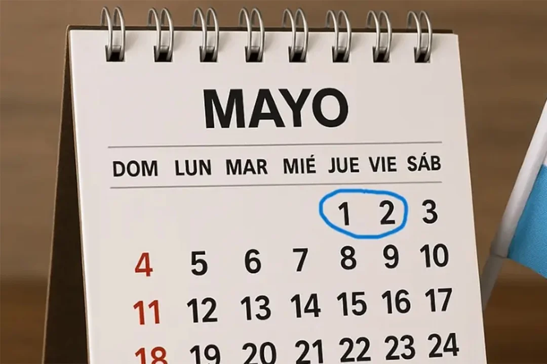 ¿El 2 de mayo es feriado en Argentina? Qué dice el calendario oficial